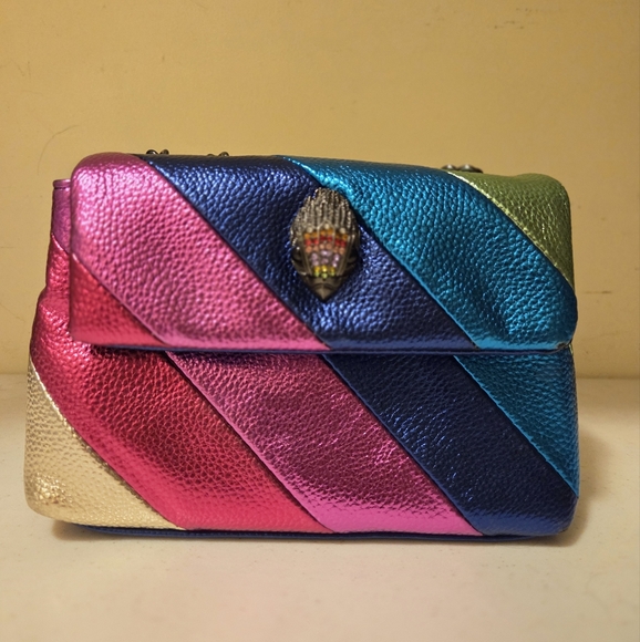 Kurt Geiger Pink and Blue Mini Bag - Picture 1 of 12